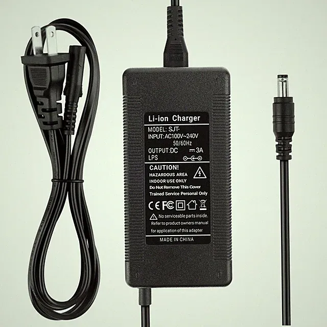 3A Adapter Charger For Jasion JS2 / JS2 Pro Electric Bike Power Supply Cord PSU