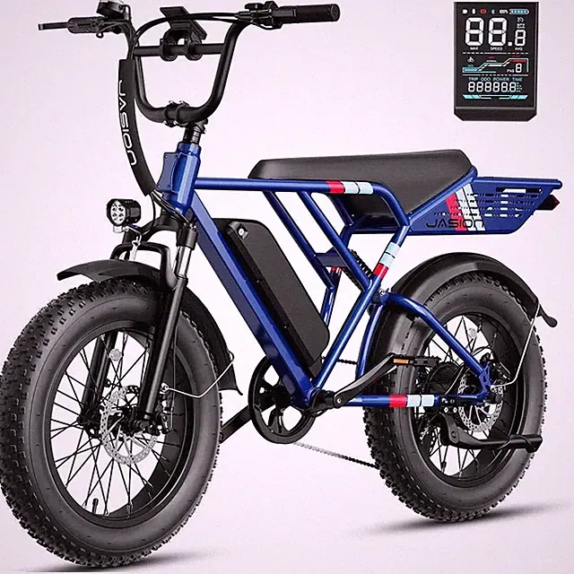Jasion RetroVolt 750W Electric Bike for Adults (Blue) - PICK UP ONLY